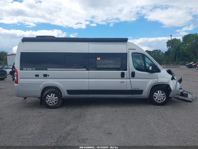 2022 Ram Promaster 3500 Cargo Van High Roof 159 Wb Ext VIN: 3C6MRVJGXNE129711 Lot: 43460842