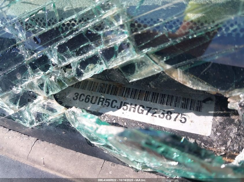 2017 Ram 2500 VIN: 3C6UR5CJ5HG725875 Lot: 43460922