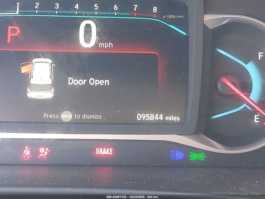 2019 Honda Pilot Ex-L VIN: 5FNYF6H58KB099160 Lot: 43461102