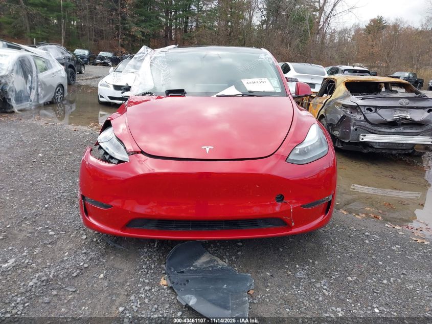 2022 Tesla Model Y Performance Dual Motor All-Wheel Drive VIN: 7SAYGDEF6NF379665 Lot: 43461107