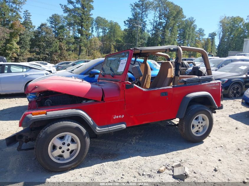 1995 Jeep Wrangler / Yj Se VIN: 1J4FY29SXSP288214 Lot: 43461169