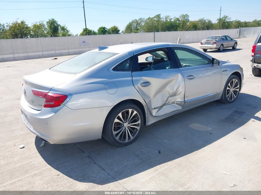 Vin: 1g4zr5ss6hu208599, lot: 43956182, buick lacrosse premium 20174