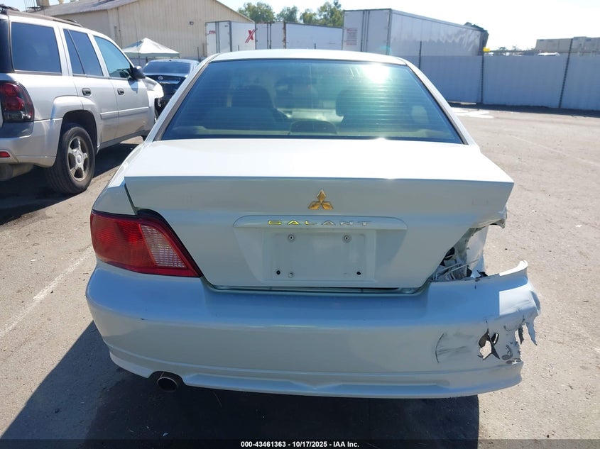 2002 Mitsubishi Galant Es/Ls VIN: 4A3AA46G52E076166 Lot: 43461363