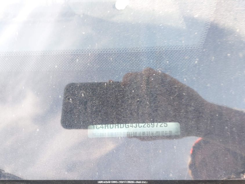 2018 Dodge Durango Gt Rwd VIN: 1C4RDHDG4JC289725 Lot: 43461390