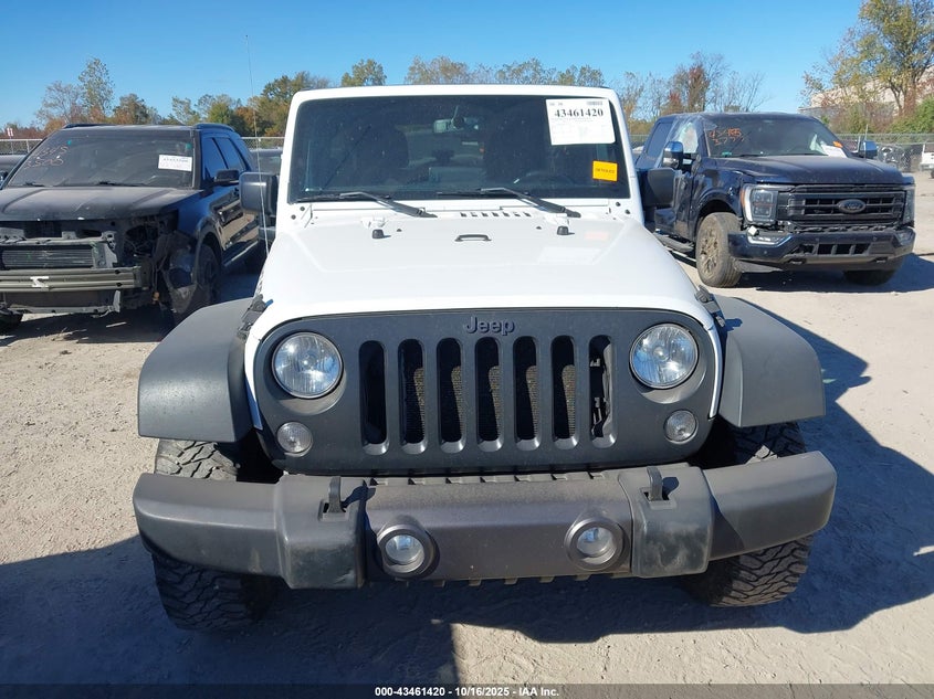 2016 JEEP WRANGLER UNLIMITED SPORT 1C4BJWDG6GL127649