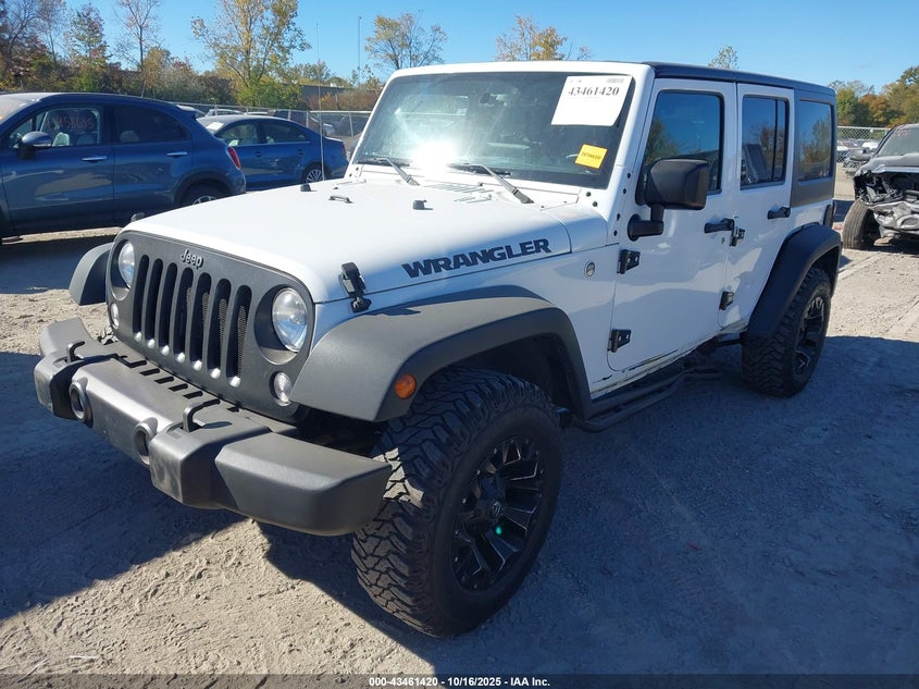 2016 JEEP WRANGLER UNLIMITED SPORT 1C4BJWDG6GL127649