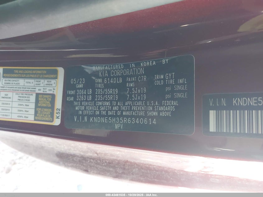 2024 KIA CARNIVAL MPV SX PRESTIGE KNDNE5H35R6340614