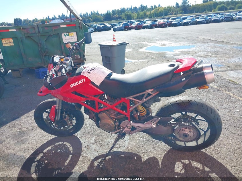 2008 DUCATI HYPERMOTARD 1100/S ZDM1YACP08B005957