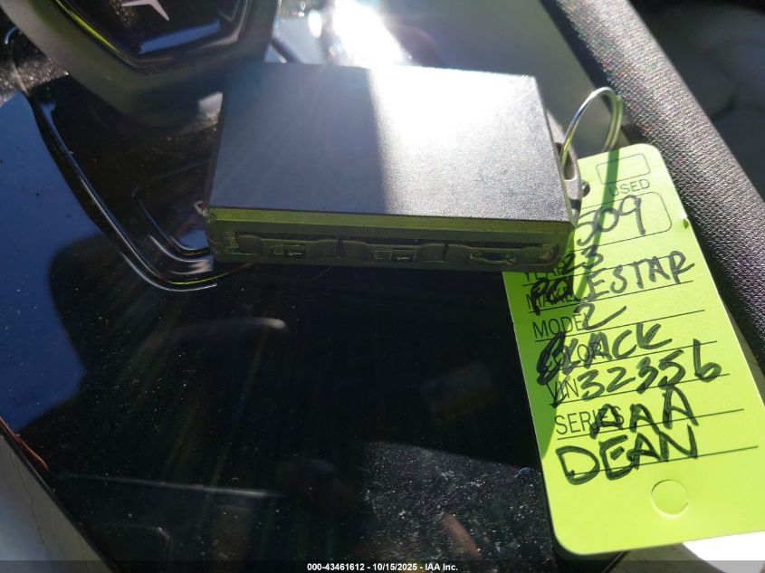 2023 Polestar 2 Long Range Dual Motor Bst Edition 230/Long Range Dual Motor Bst Edition 270 VIN: YSMET3KA4PL132356 Lot: 43461612