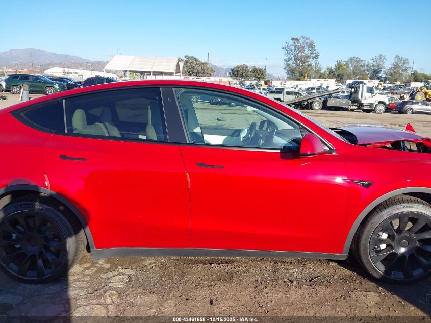 2020 Tesla Model Y Long Range Dual Motor All-Wheel Drive VIN: 5YJYGDEE8LF032825 Lot: 43461658