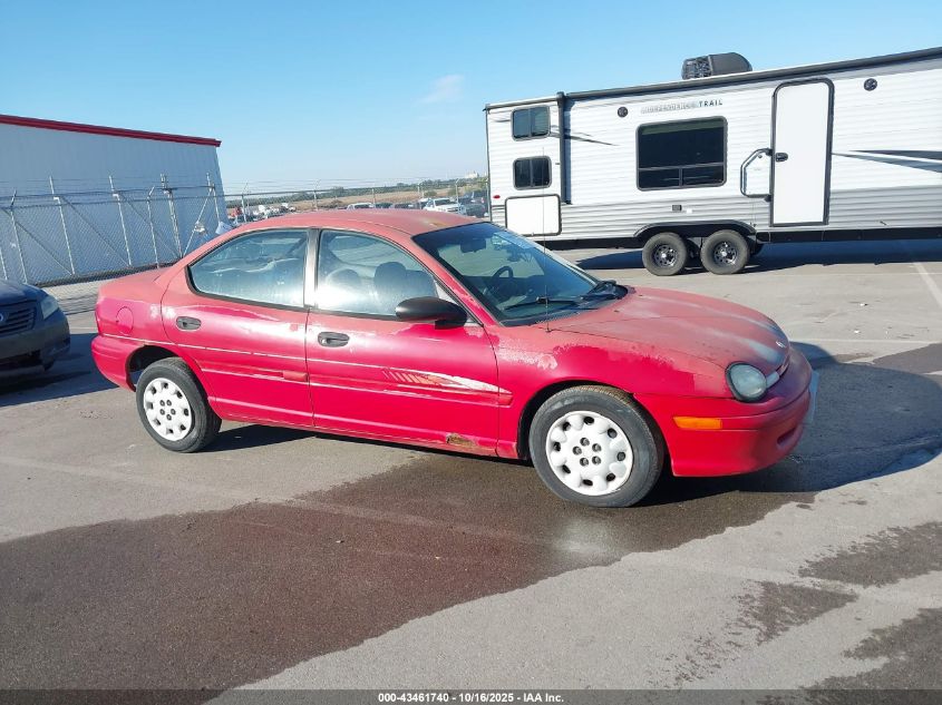 1998 Plymouth Neon Competition/Highline VIN: 1P3ES47C8WD630096 Lot: 43461740