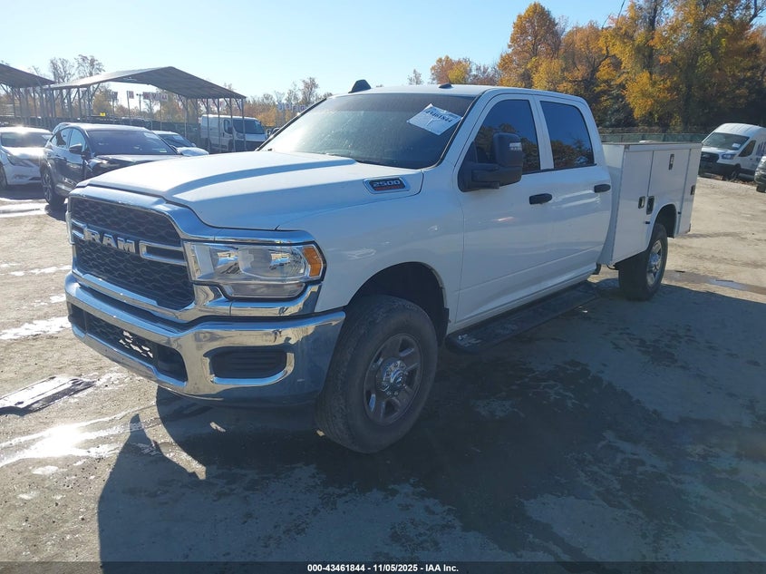 Vin: 3c6ur5hj1rg101954, lot: 43956725, ram 2500 tradesman  4x4 8' box 20242