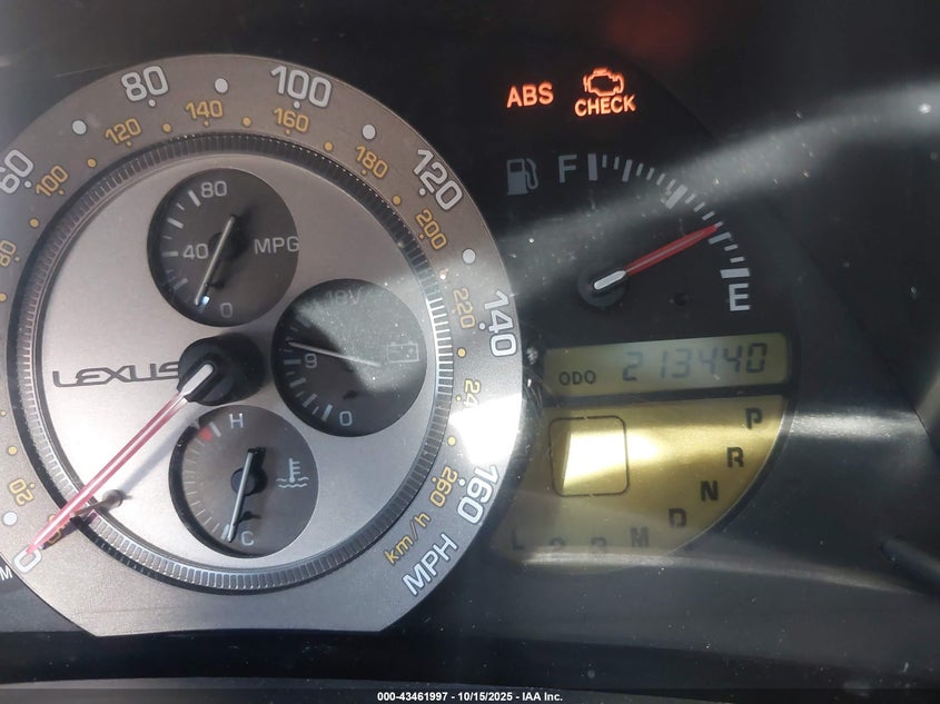 2001 Lexus Is 300 VIN: JTHBD182510031334 Lot: 43461997