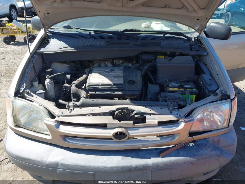 2003 Toyota Sienna Ce VIN: 4T3ZF19CX3U556017 Lot: 43462035