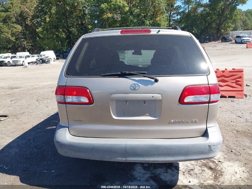 2003 Toyota Sienna Ce VIN: 4T3ZF19CX3U556017 Lot: 43462035