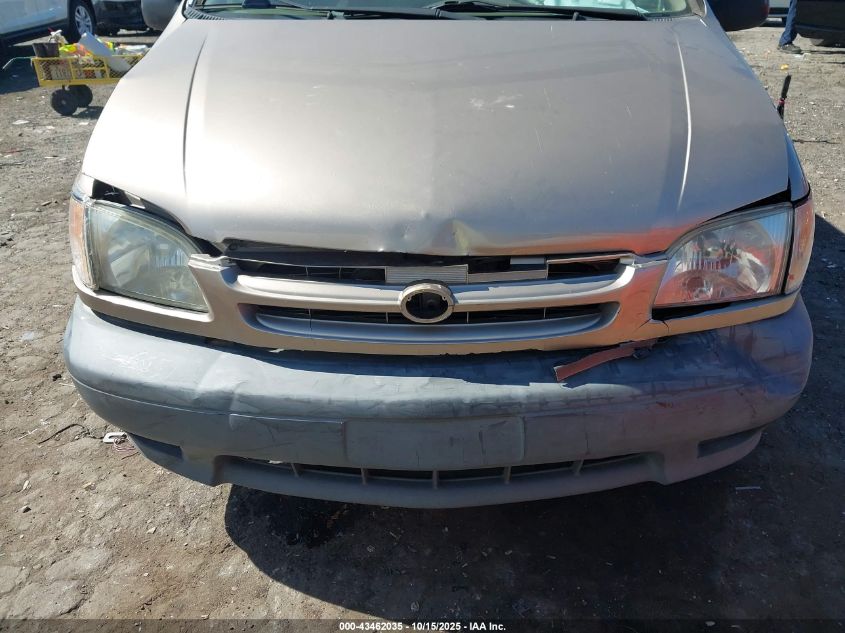 2003 Toyota Sienna Ce VIN: 4T3ZF19CX3U556017 Lot: 43462035