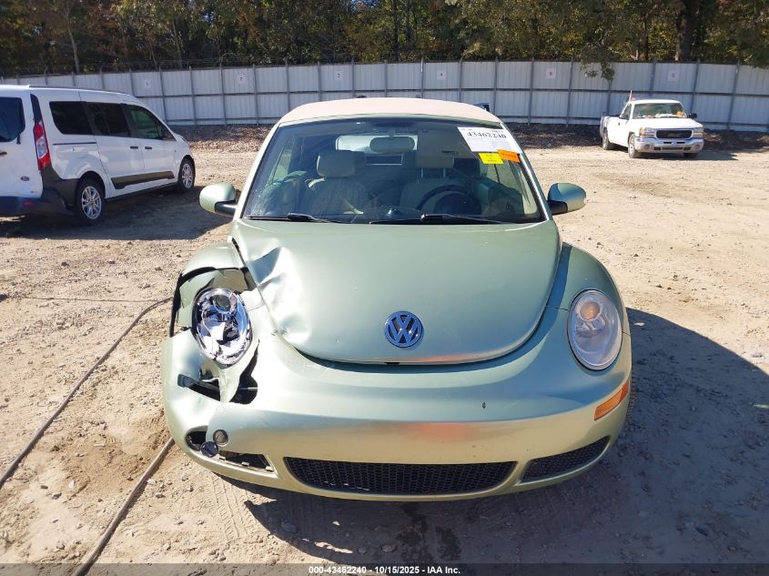 2008 Volkswagen New Beetle Se VIN: 3VWRF31YX8M416624 Lot: 43462240