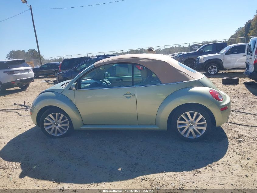 2008 Volkswagen New Beetle Se VIN: 3VWRF31YX8M416624 Lot: 43462240