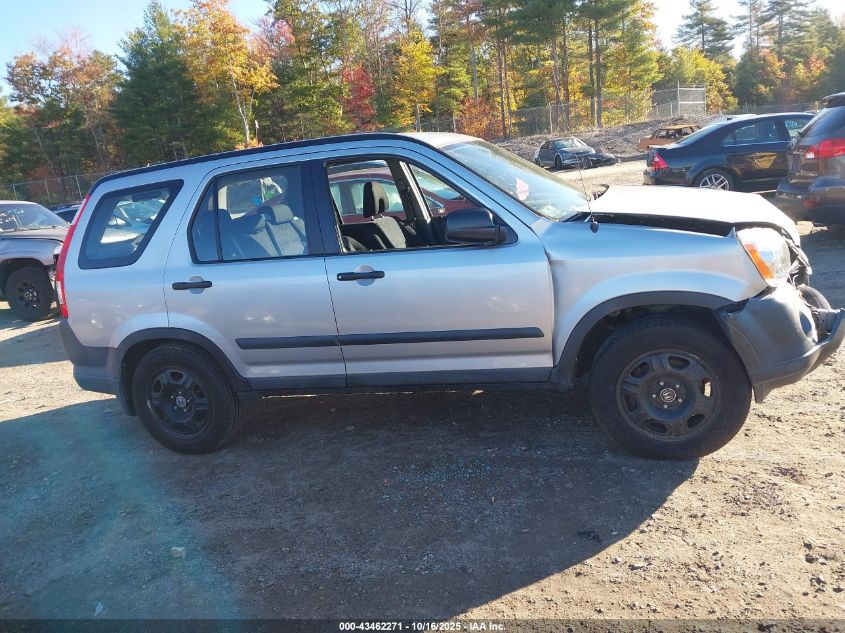 2006 Honda Cr-V Lx VIN: SHSRD78526U436095 Lot: 43462271