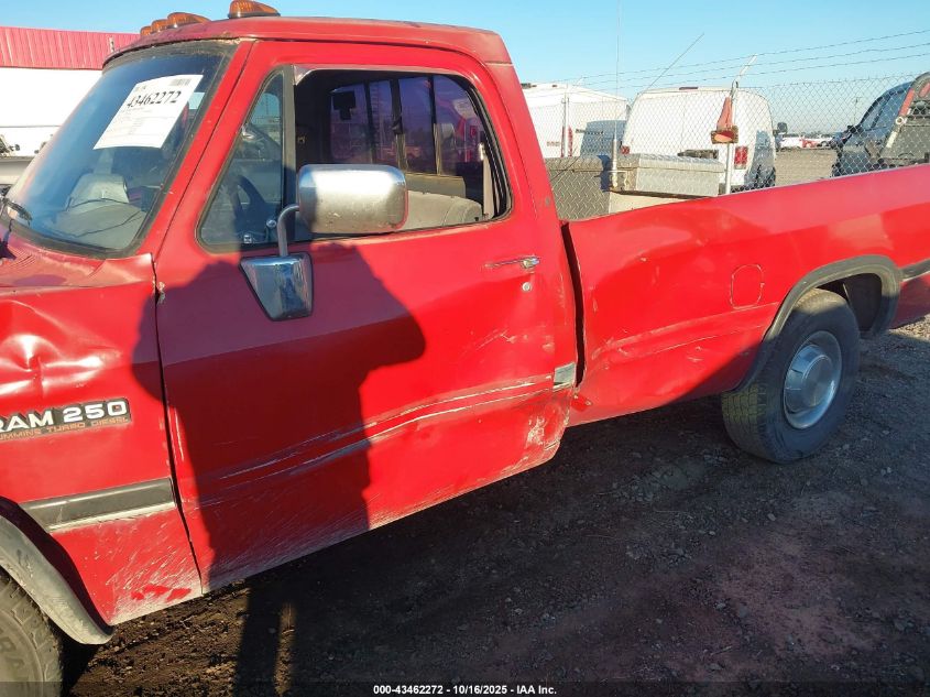 1991 Dodge D-Series D200/D250 VIN: 1B7KE2686MS258942 Lot: 43462272