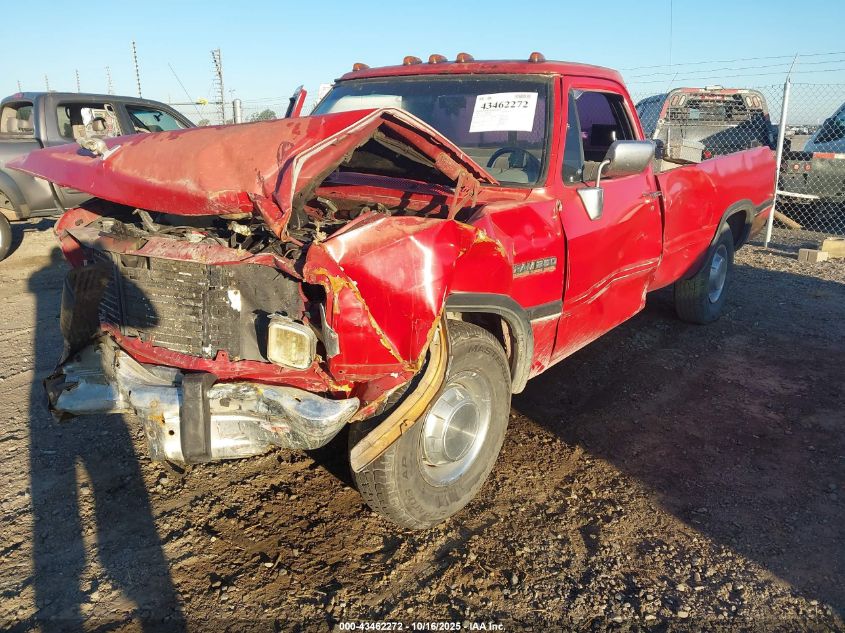 1991 Dodge D-Series D200/D250 VIN: 1B7KE2686MS258942 Lot: 43462272