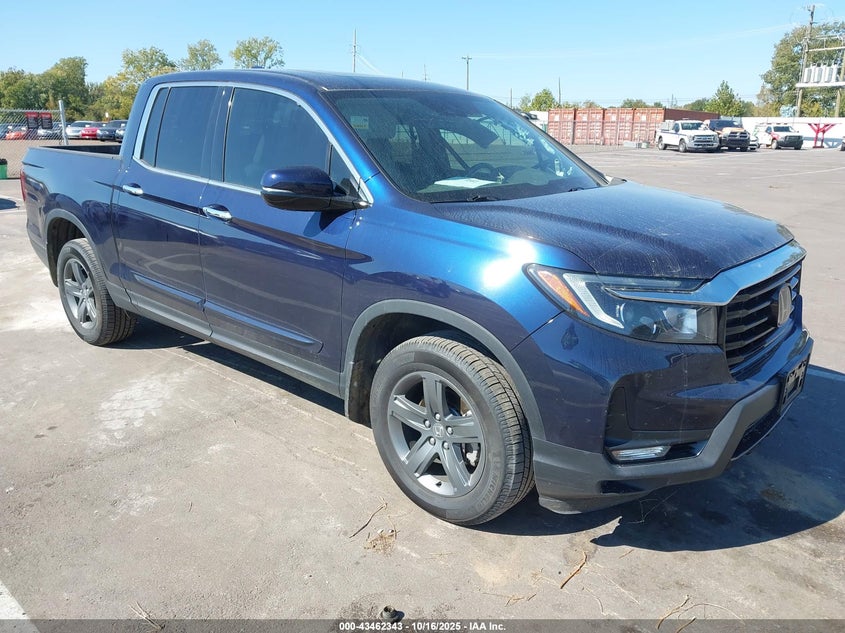 2022 HONDA RIDGELINE RTL-E - 5FPYK3F71NB016923