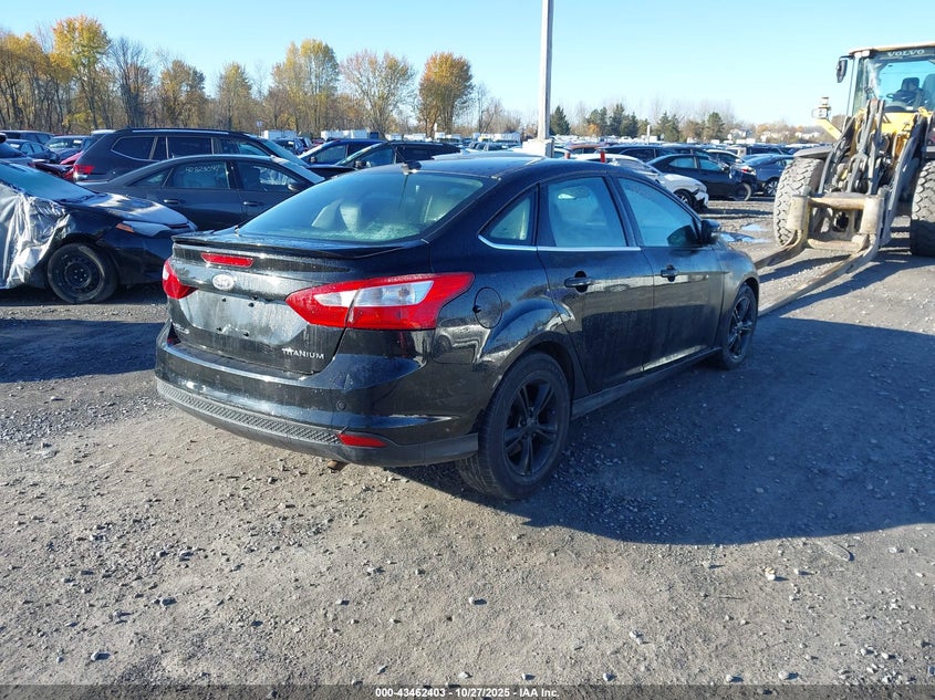 Vin: 1fadp3j21el435023, lot: 43957286, ford focus titanium 20144