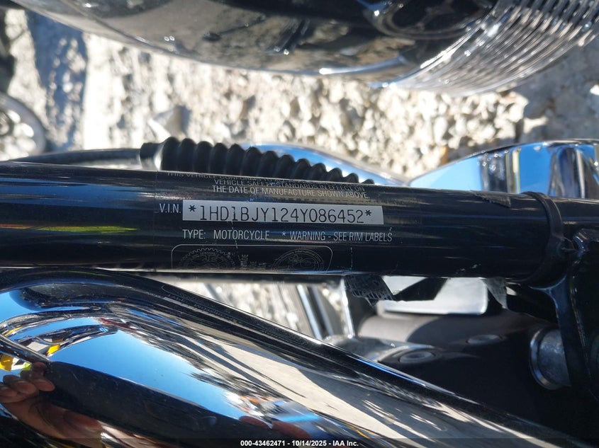 2004 HARLEY-DAVIDSON FLSTC 1HD1BJY124Y086452