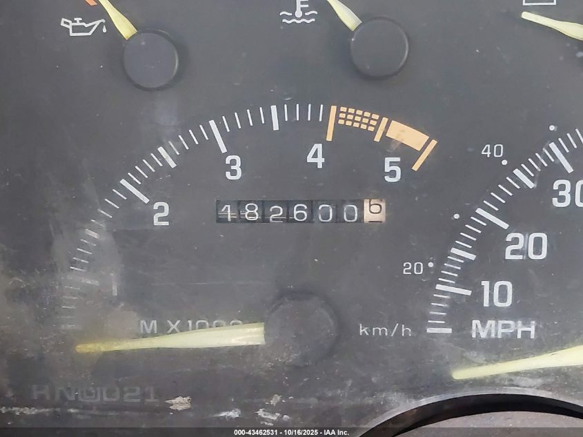 1994 GMC Suburban K1500 VIN: 1GKFK16K5RJ708372 Lot: 43462531