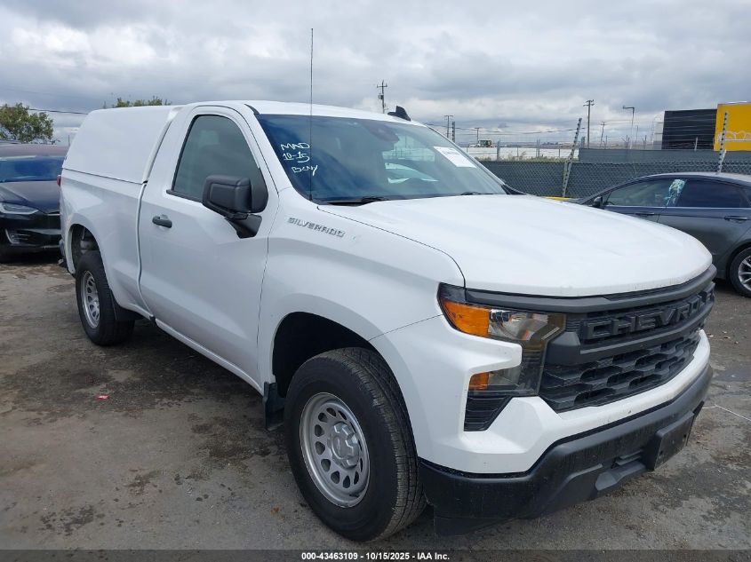 2023 Chevrolet Silverado 1500 2Wd Standard Bed Wt VIN: 3GCNAAEK9PG337503 Lot: 43463109