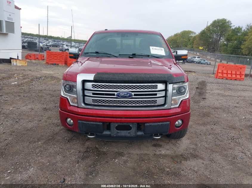 2014 Ford F-150 Platinum VIN: 1FTFW1EF7EFC15729 Lot: 43463138
