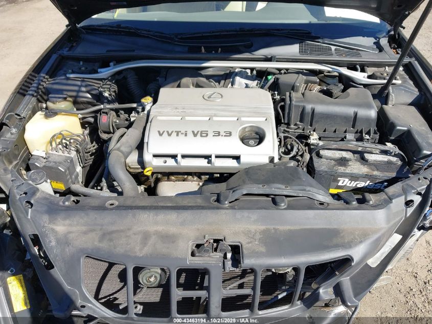 2005 Lexus Es 330 VIN: JTHBA30G855092486 Lot: 43463194