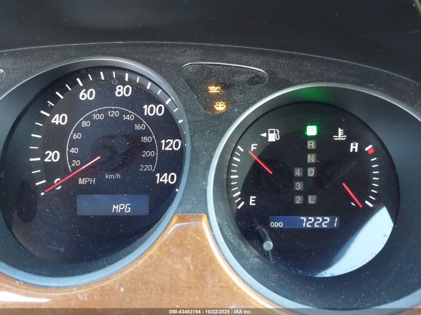 2005 Lexus Es 330 VIN: JTHBA30G855092486 Lot: 43463194