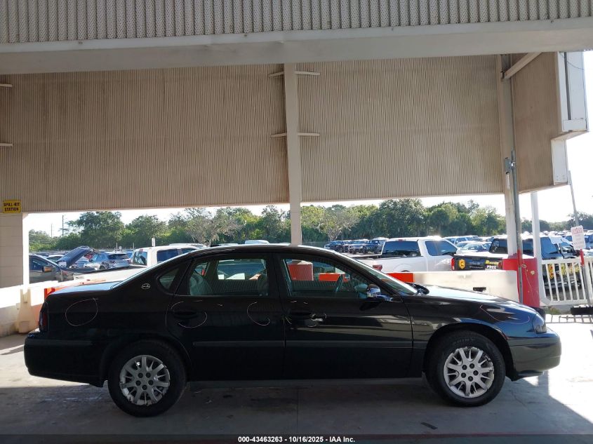 2005 Chevrolet Impala VIN: 2G1WF52E459304873 Lot: 43463263