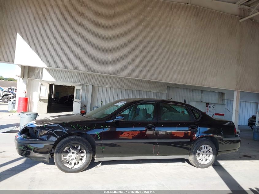 2005 Chevrolet Impala VIN: 2G1WF52E459304873 Lot: 43463263