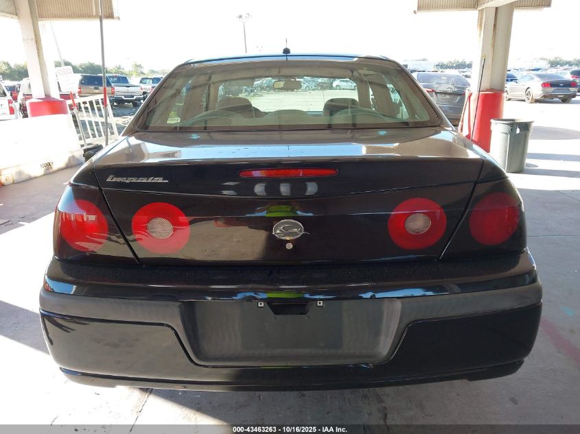 2005 Chevrolet Impala VIN: 2G1WF52E459304873 Lot: 43463263