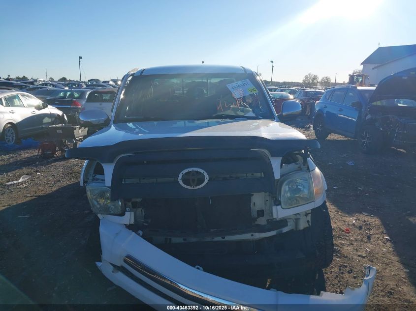 2005 Toyota Tundra Sr5 V8 VIN: 5TBBT44125S468982 Lot: 43463392