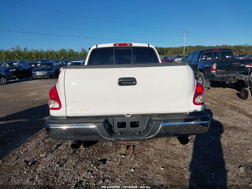 2005 Toyota Tundra Sr5 V8 VIN: 5TBBT44125S468982 Lot: 43463392