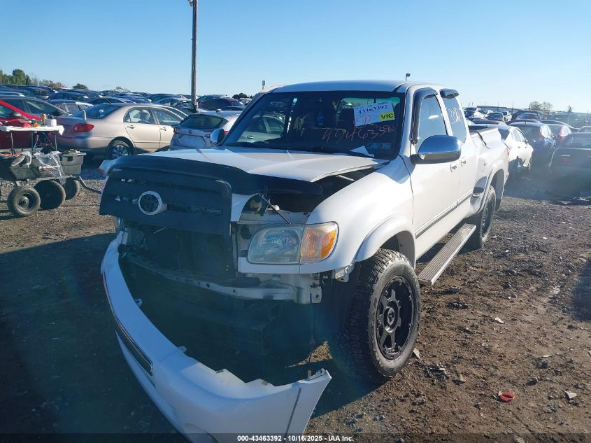 2005 Toyota Tundra Sr5 V8 VIN: 5TBBT44125S468982 Lot: 43463392