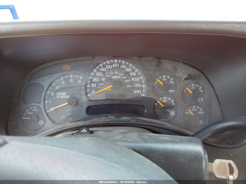 2005 GMC Sierra 1500Hd Sle VIN: 1GTGC13UX5F824411 Lot: 43463431