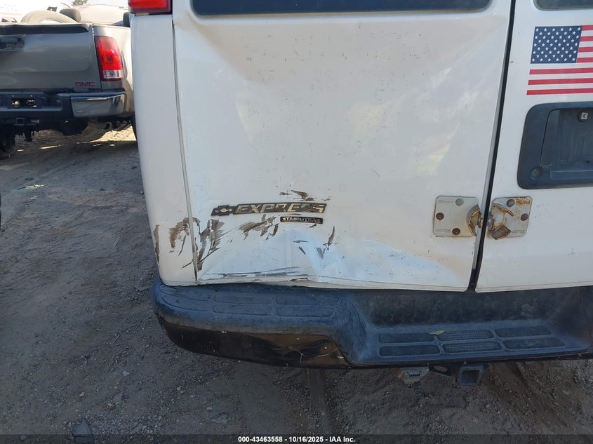 2014 Chevrolet Express 2500 Work Van VIN: 1GCWGFCA2E1156815 Lot: 43463558