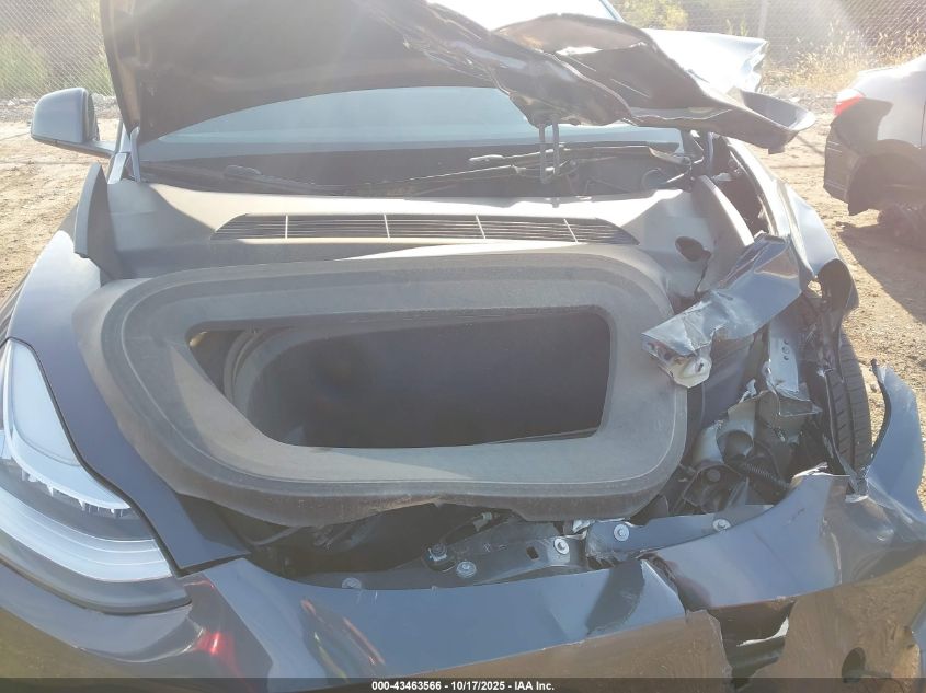 2023 Tesla Model Y Awd/Long Range Dual Motor All-Wheel Drive VIN: 7SAYGAEE1PF584206 Lot: 43463566