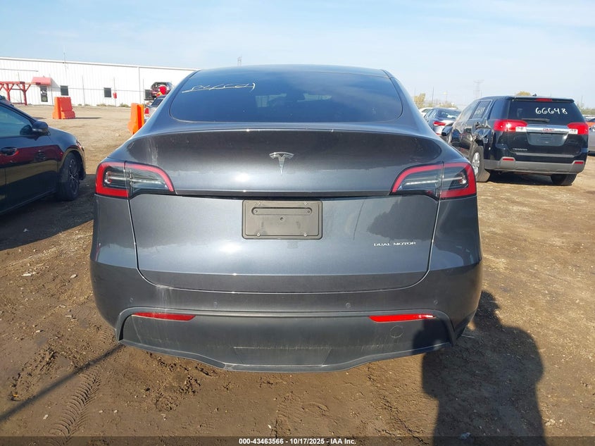 2023 Tesla Model Y Awd/Long Range Dual Motor All-Wheel Drive VIN: 7SAYGAEE1PF584206 Lot: 43463566