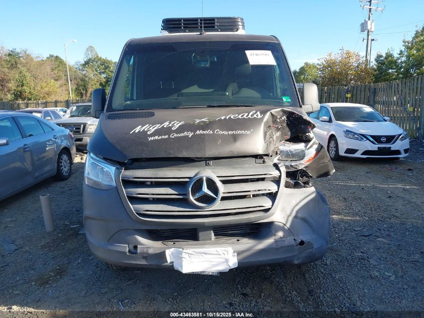 2019 Mercedes-Benz Sprinter 2500 Standard Roof V6 VIN: WD4PF0CD6KT016545 Lot: 43463581