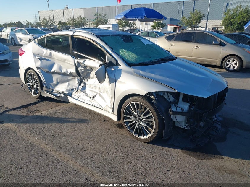 2018 HYUNDAI ELANTRA SPORT - KMHD04LB0JU588798