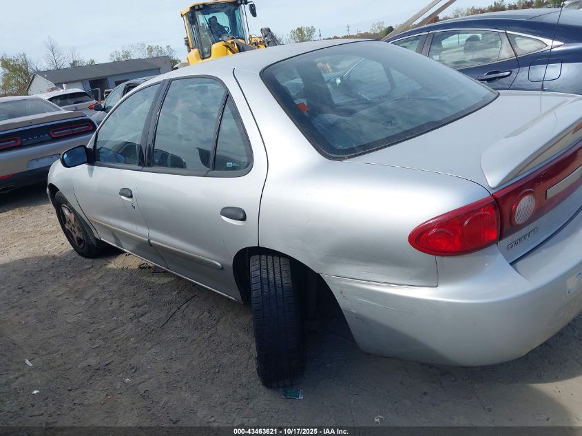2003 Chevrolet Cavalier VIN: 1G1JC52F037354535 Lot: 43463621