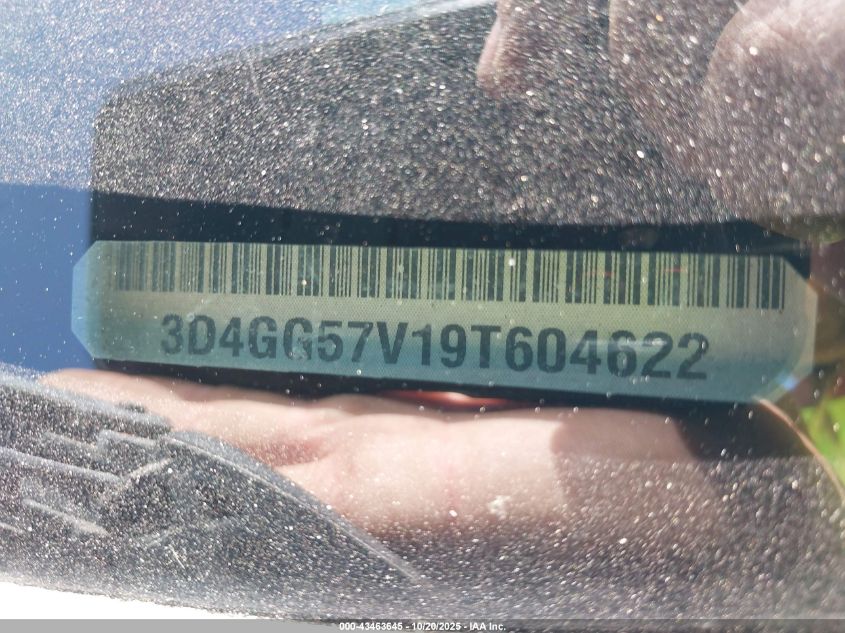 2009 Dodge Journey Sxt VIN: 3D4GG57V19T604622 Lot: 43463645