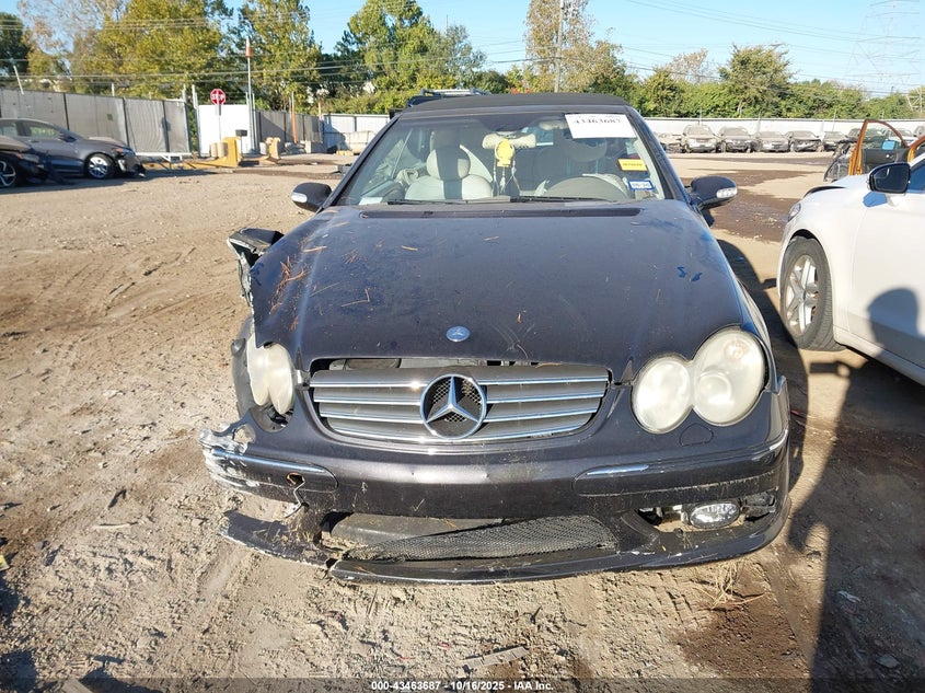 2004 Mercedes-Benz Clk 500 VIN: WDBTK75GX4T011709 Lot: 43463687