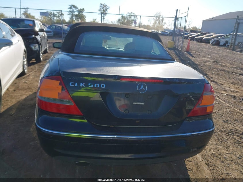 2004 Mercedes-Benz Clk 500 VIN: WDBTK75GX4T011709 Lot: 43463687
