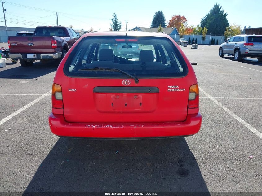 1996 Toyota Corolla Dx VIN: JT2EB02E5T0111083 Lot: 43463699